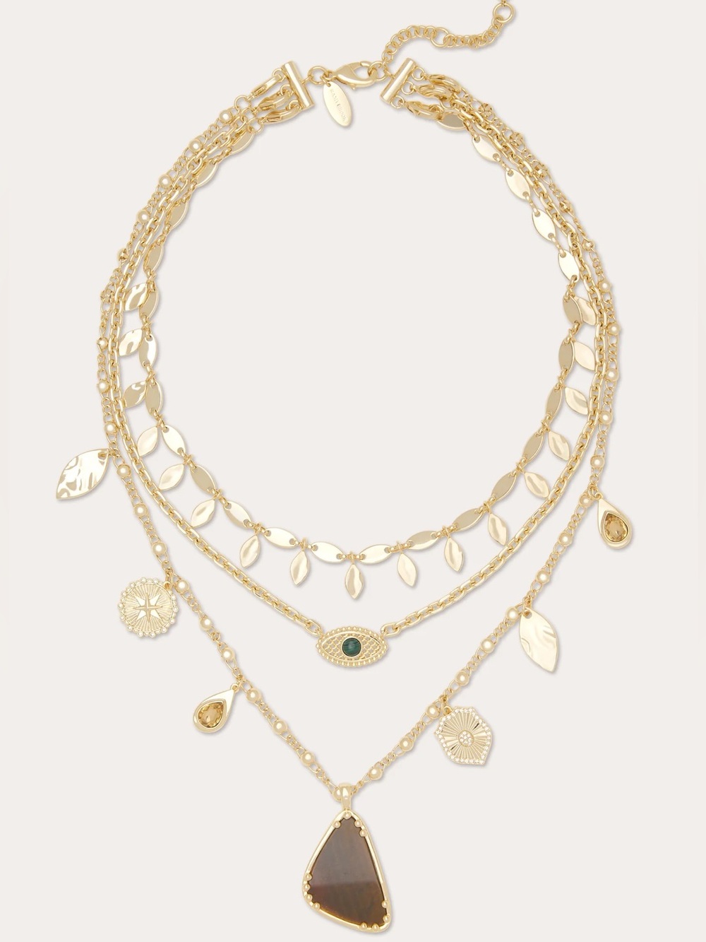Cleo Layered Charm Necklace